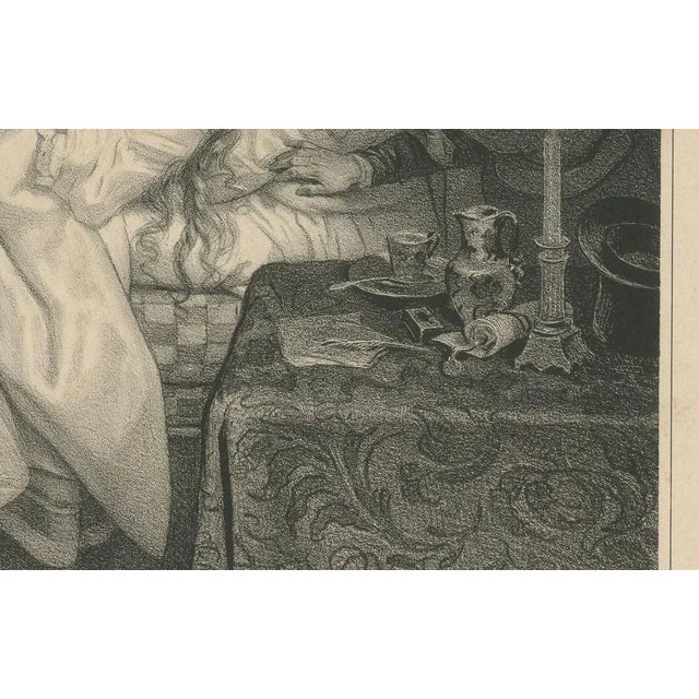 Maurin, La Mort de Laurence from Lamartine's Jocelyn, 1840, Lithograph For Sale - Image 6 of 11