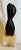 Hand-carved teak sculpture on alabaster base For Sale - Image 4 of 7