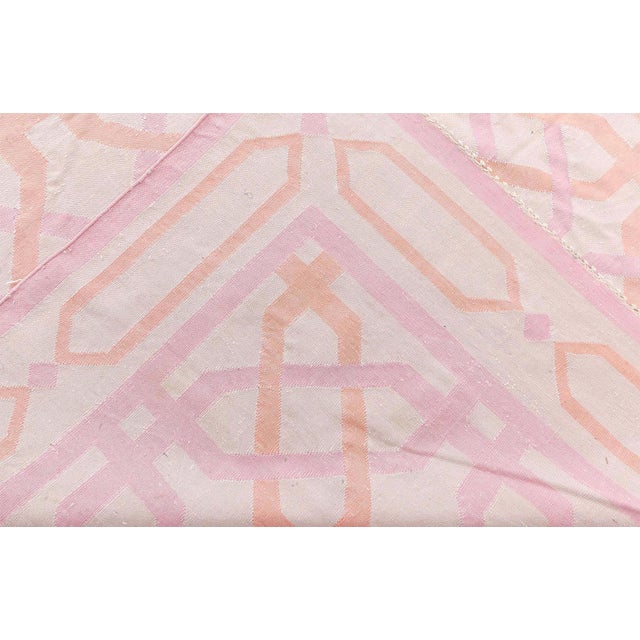Doris Leslie Blau Vintage Indian Dhurrie Rug For Sale - Image 9 of 9