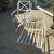 White 1950s Mid-Century Modern White Bel Air Patio Armchairs - a Pair For Sale - Image 8 of 12