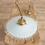 Antique French Coolie Milk Glass Kitchen Task Pendant Light, 1920s For Sale - Image 4 of 7