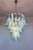 Italian Murano Style Chandelier, 52 Blue Glass Petals in 5 Levels For Sale - Image 10 of 12