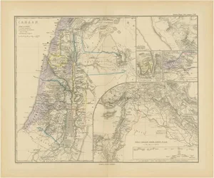 Historical Map of Canaan, 1880