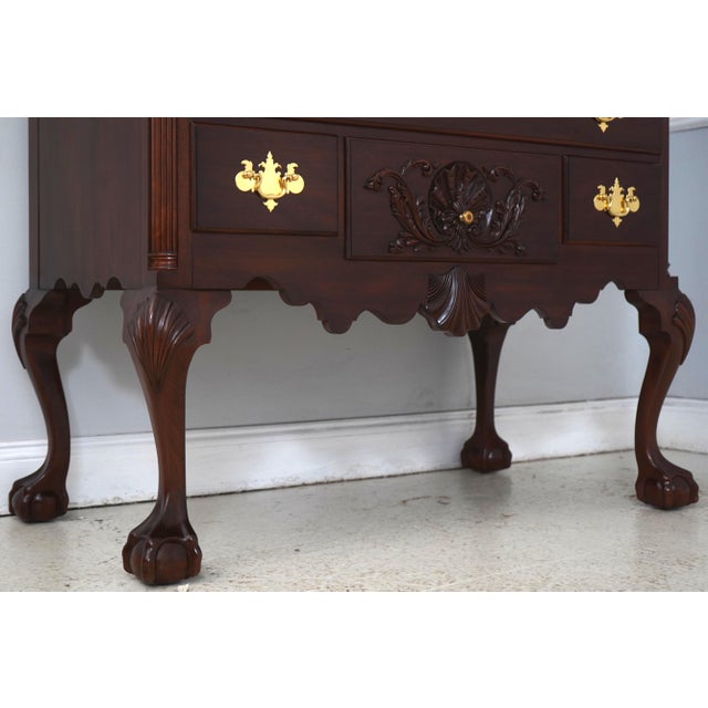Henkel Harris Mahogany #1946 Highboy Chest For Sale - Image 9 of 18