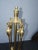 Fp 15 Vintage French Country Gold Fireplace Tools With Four Tools For Sale In Los Angeles - Image 6 of 13