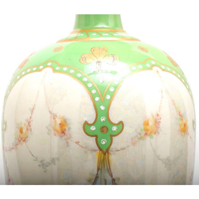 Rococo William Guerin & Co. Limoges Porcelain Vase For Sale - Image 3 of 8