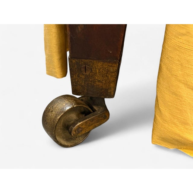 George Iii, Mahogany, Gilt-Wood, Silk, Canopy Bed, England C. 1880s For Sale - Image 16 of 18