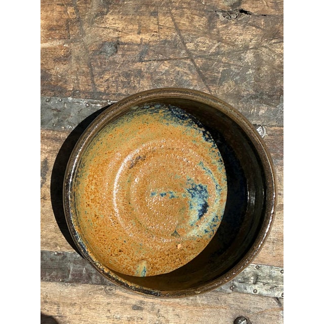 Mid-Century Modern Vintage Original Studio Pottery Bowl For Sale - Image 3 of 12