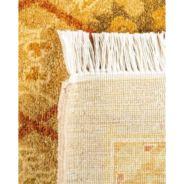 2000 - 2009 Mogul, One-of-a-Kind Hand-Knotted Area Rug in Ivory, 8' 2" x 10' 8" For Sale - Image 5 of 8