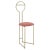 Joly Chairdrobe in Gold with High Back and Pesco Velvet Seat by Colé Italia For Sale - Image 9 of 9