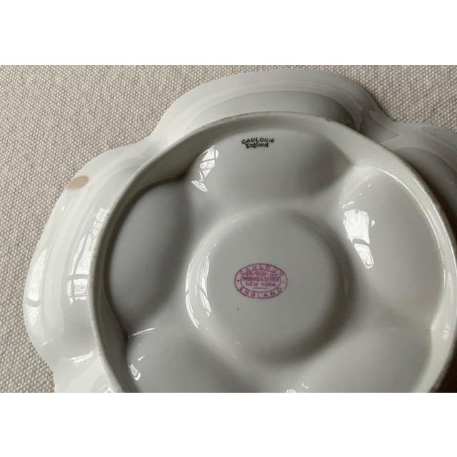 Antique Cauldon England Oyster Plate For Sale - Image 13 of 14