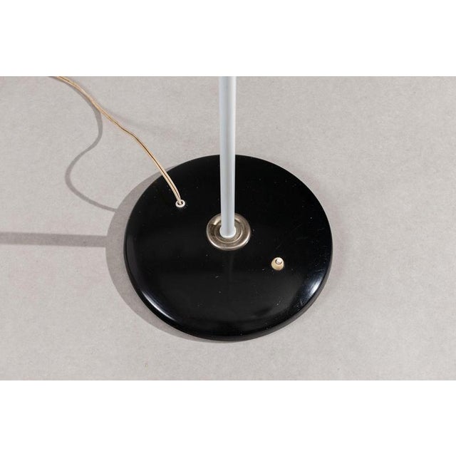 Black Floor Lamp by J.J.M. Hoogervorst for Anvia, Almelo, Netherlands, 1950 For Sale - Image 14 of 15