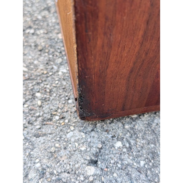 Mid-Century Danish Teak Drop-Down Secretary Desk For Sale - Image 13 of 17