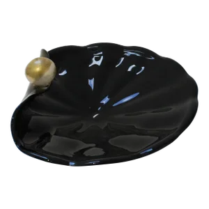 Shell Serving Dish Murano Licio Zanetti Signed
