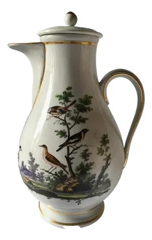 Porcelain Coffee Pot by Richard Ginori, Italy, Mid-18th Century