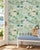 Not Yet Made - Made To Order Mahjong Garden Party Toile Grasscloth Wallpaper by House Party | 8 Yards For Sale - Image 5 of 13
