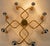 Large Vintage Sputnik Brass Ceiling Lamp, 1970s For Sale - Image 10 of 12