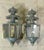 Antique/Vintage Pair of Solid Brass Patina Exterior Wall Lanterns / Sconces For Sale - Image 13 of 18