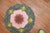 Early 20th Century Round American Hooked Floral Rug For Sale - Image 4 of 5