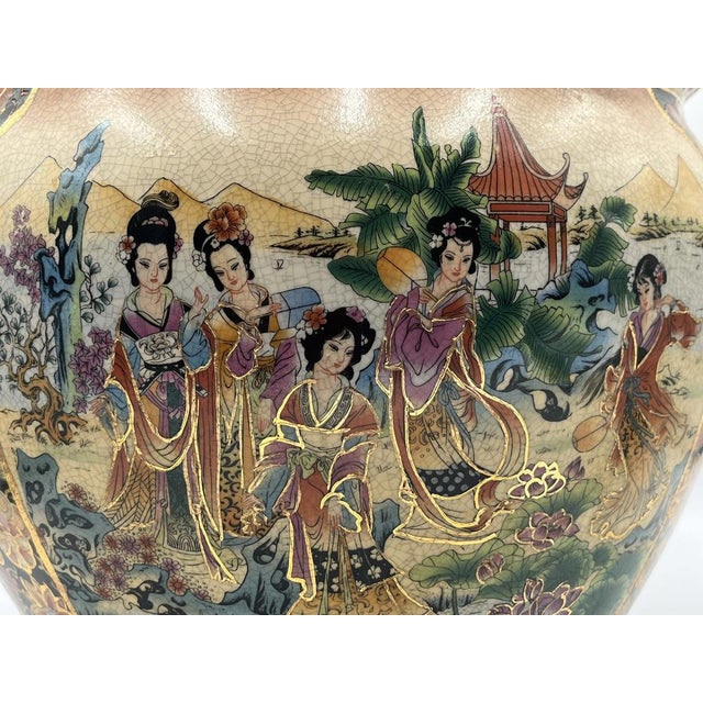 Large Hand-Painted Fish Tank from China, 1900 For Sale - Image 4 of 14
