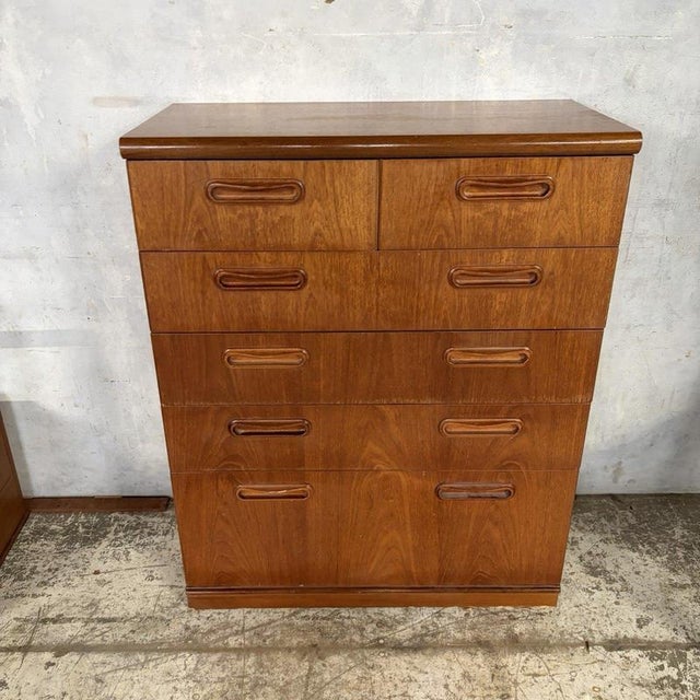 Mid-Century Modern Teak Tallboy Chest of Drawers from Meredew, 1960s For Sale - Image 6 of 10