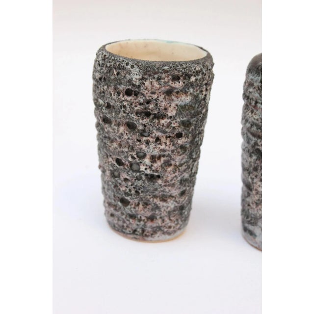 Ceramic French Moderne Annecy Fat Lava Glaze Ceramic Drink Serving Set For Sale - Image 7 of 13