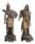 19th Century Indian Man and Woman Sculptures, Set of 2 For Sale