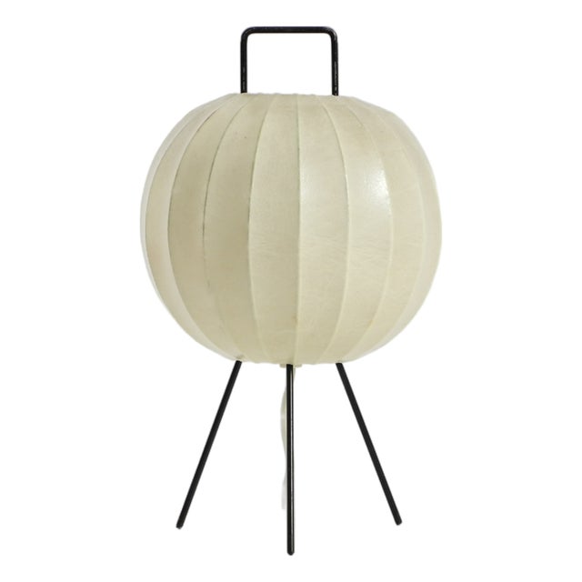 Mid-Century Modern Tripod Cocoon Table Lamp, 1950s For Sale