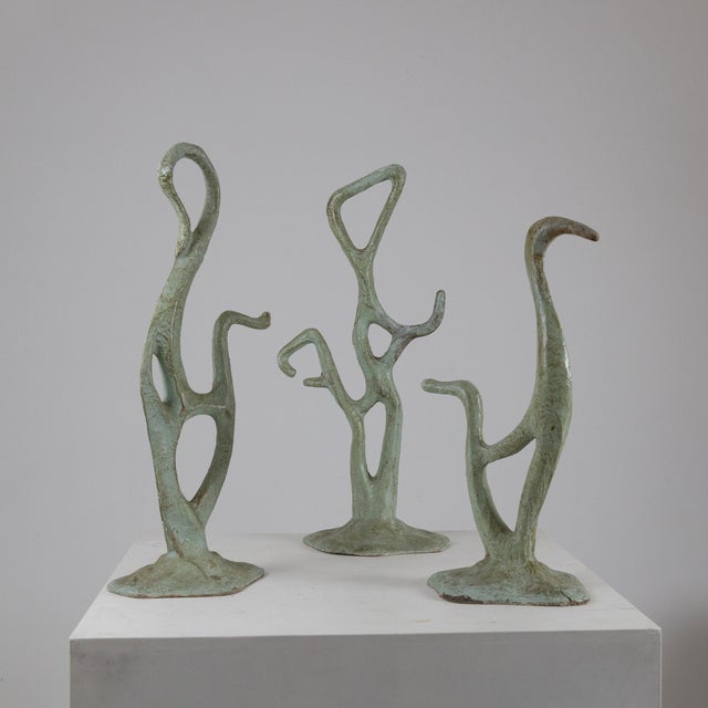 Papier Mâché Sculptures, Set of 3 For Sale - Image 9 of 9