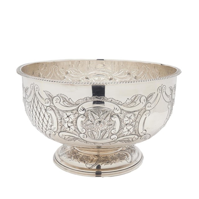 1900s English Sheffield Champagne Bucket or Wine Cooler With Paired Tray For Sale - Image 4 of 13