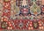 Antique Persian Tabriz Area Rug, Hand-Knotted Wool, All-over Geometric Pattern, Navy & Green, 3x6 For Sale - Image 11 of 13