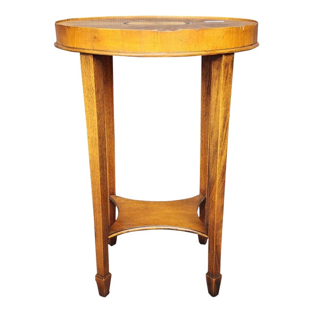 Late 20th Century Vintage Accent Table With Veneer Chairish