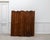 Antique Wavy Fir Wood Screen in the style of Baumann, 1930s For Sale - Image 3 of 7