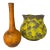 1970's Vintage Haeger Alrun Guest Pottery Lava Glaze Vases For Sale