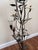 Vintage Wrought Iron Botanical Floor Candelabra For Sale - Image 9 of 18