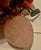 Light Pink Asian Rose Quartz Carved Plum/Peach Fruit Hard Stone Leaves For Sale - Image 8 of 9