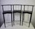 Set of three black bar stools by Philippe Starck for Kartell, Italy, 1980s. This striking vintage set features slender...
