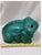 Italian 1950s Huge 9" Ceramic Green Bull Frog Garden Pond Pot Decor Whimsical For Sale - Image 14 of 18