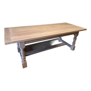 Vintage English Farmhouse Table, 1990s For Sale