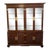 1980s Drexel Heritage Cherry Wood China Display Cabinet For Sale