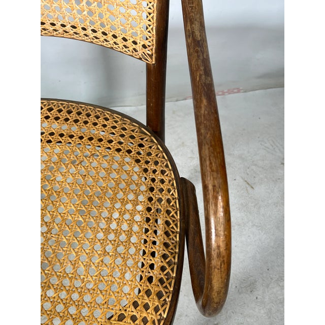 Vintage Thonet Style Bentwood Armchair For Sale In New York - Image 6 of 10