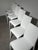 Italian White Leather Dining Chairs, Set of 6 For Sale - Image 3 of 9