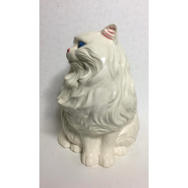 Vintage Ceramic Cat Statue Chairish