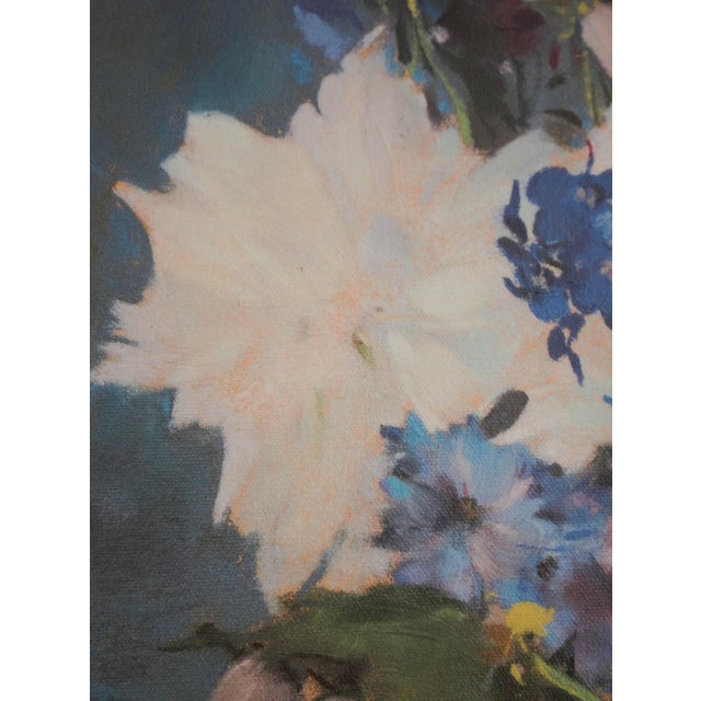 Laura Hills Oil on Canvas Still Life Flowers Signed For Sale - Image 9 of 12