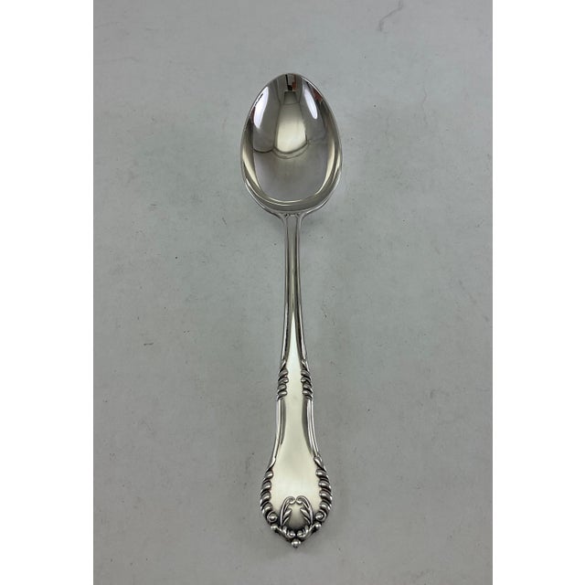 James Dixon & Sons 1980s Chesterfield Silver Plated Dinner Spoon For Sale - Image 4 of 14
