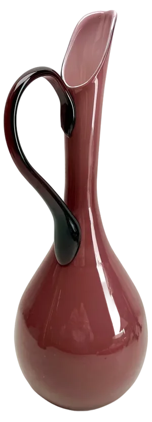 Italian Empoli Murano Glass Pitcher with Handle, 1955