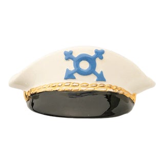 Yachtsman's Hat Ceramic Ashtray For Sale