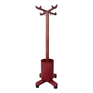 Synthesis Line Coat Stand with Umbrella Stand attributed to Ettore Sottsass for Olivetti, 1970s For Sale