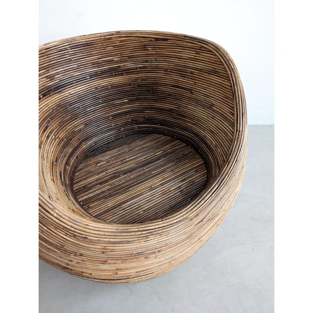 Pencil Reed Sarang Chair from Habitat, 1980s For Sale - Image 4 of 6