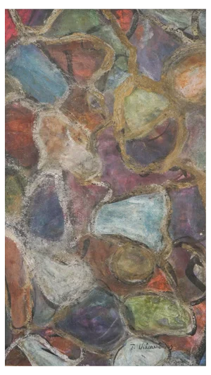 Maria Teresa Vilarrubias, Abstract Composition, 2010, Mixed Media on Paper